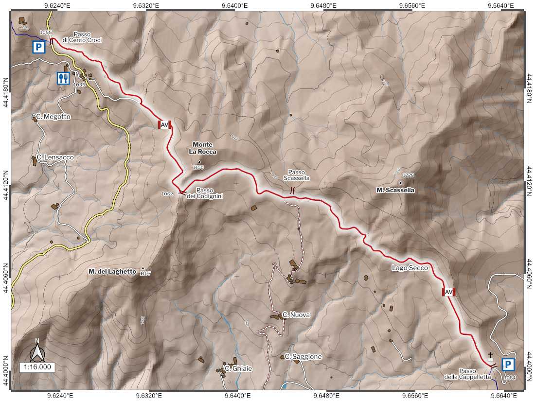 17 Dal Passo di Cento Croci al Passo della Cappelletta